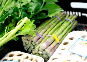 Esp�rragos en el mercado 