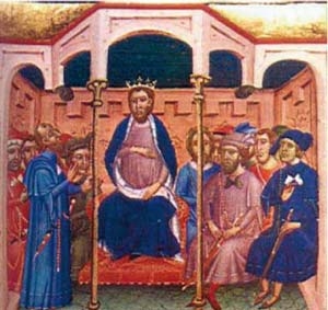 El monarca Jaime II de Aragn