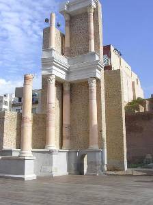 Escenario del Teatro Romano 