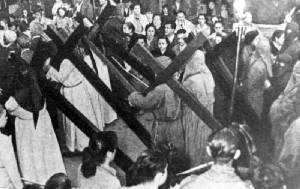 Penitencia en �poca de hambre y fervor religioso