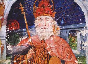 Representaci�n del Rey Alfonso X 'El Sabio'