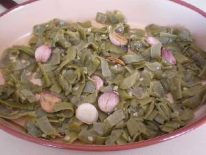 Jud�as verdes y ajos [Jud�as con tomate]