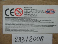 Etiquetado del juguete.