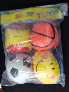 Pelotas de juguete