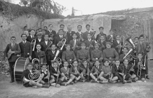 Banda de Lorca 1927. Archivo Municipal de Lorca. Fondo Mench�n-Rodrigo