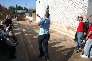 Lanzamiento en el campo 'El Mrmol' en Santo ngel 