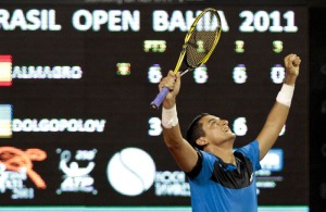 Nicols Almagro consigue el punto de torneo en Costa do Sauipe (Brasil) en 2011