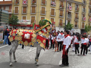 Caballo concursante de la Pe�a Almanzor 