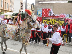 Caballo concursante de la Pea El Zambra 