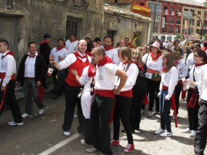 Integrantes de la Pe�a Santa Cruz 