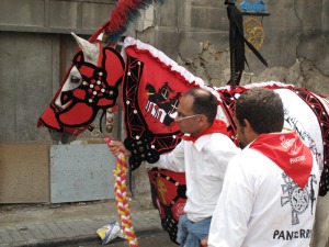 Caballo concursante de la Pea Panterry 