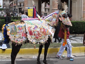 Caballo concursante de la Pe�a Terremoto [Caballos del Vino 2011]