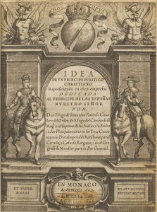 Portada del libro 'Idea de un pr�ncipe pol�tico cristiano' de Diego de Saavedra y Fajardo