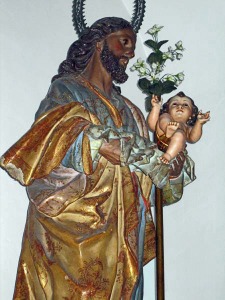 'San Jos� con el Ni�o' de Roque L�pez. San Antol�n, Murcia.