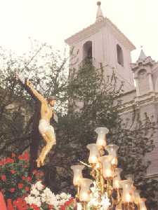 Santsimo Cristo de la Misericordia por la Cofrada Cristo de la Misericordia en el Viernes Santo