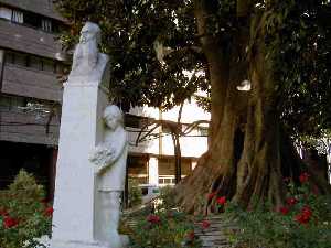 Monumento de Ricardo Codorni�, en la Plaza Santo Domingo de Murcia