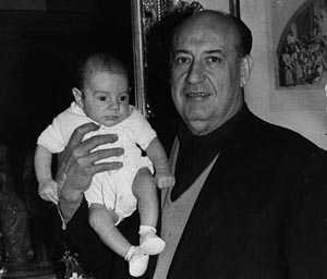  Juli�n Santos con su nieto Eugenio (1966) [Jumilla_Juli�n Santos]