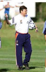 Jos� Antonio Camacho, seleccionador de Espa�a durante el Mundial 2002 [Cieza_ Camacho]