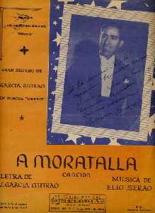  Aut�grafo con dedicatoria de Juan Guirao 