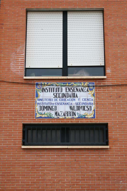 Instituto Ense�anza Secundaria, Domingo Valdivieso[Mazarr�n_ Personaje_Domingo Valdivieso] 