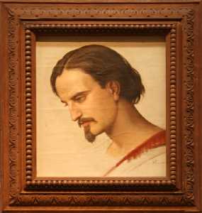 Retrato del pintor hecho por  Germ�n Hern�ndez [Mazarr�n_Domingo Valdivieso] 