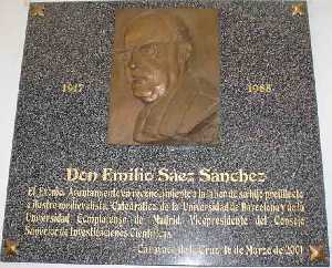 Placa en honor a Emilio S�ez [Caravaca_Emilio S�ez] 