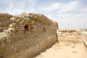 Muro del Castillo de Nogalte en Puerto Lumbreras 