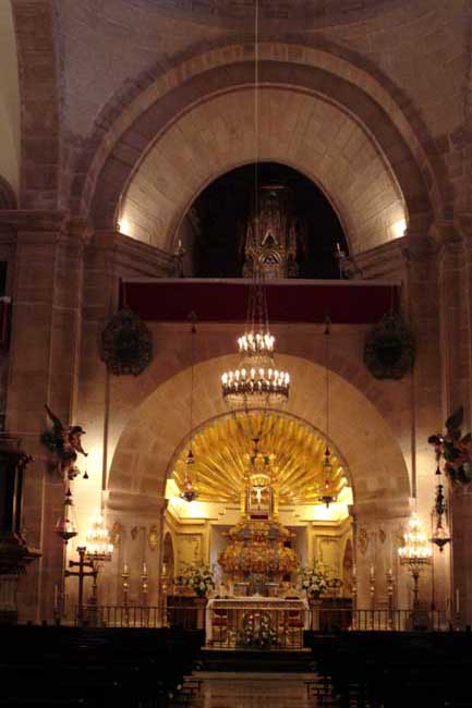 Interior del Santuario de la Vera Cruz. Regi�n de Murcia Digital