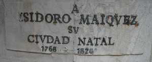 Detalle del Monumento a M�iquez en Cartagena [Cartagena_Isidoro M�iquez]