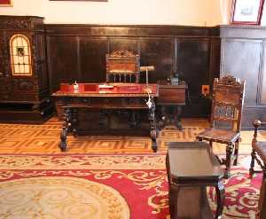 Recreaci�n de un despacho [Cartagena_Museo de Artiller�a] 