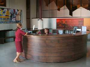 Recepci�n del Centro de Visitantes La Merced 