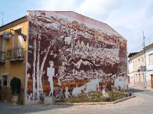 Ni�os jugando en la acequia de Ceut� [Lorca_Manolo Belzunce]