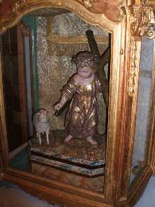 Escultura del Ni�o Jes�s en el Museo Santa Clara 