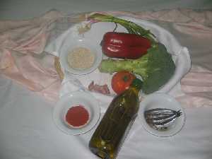 Bodeg�n Arroz con br�col y boquerones 