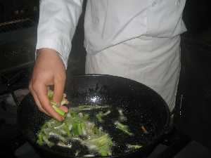 Sofreimos los ajetes 