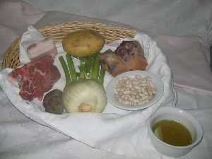 Ingredientes Habichuelas con hinojo 