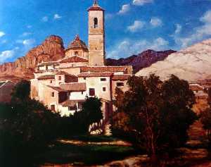 Pintura al �leo de Falgas sobre 'Ricote'