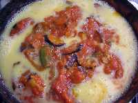 Pisto en proceso de elaboraci�n 