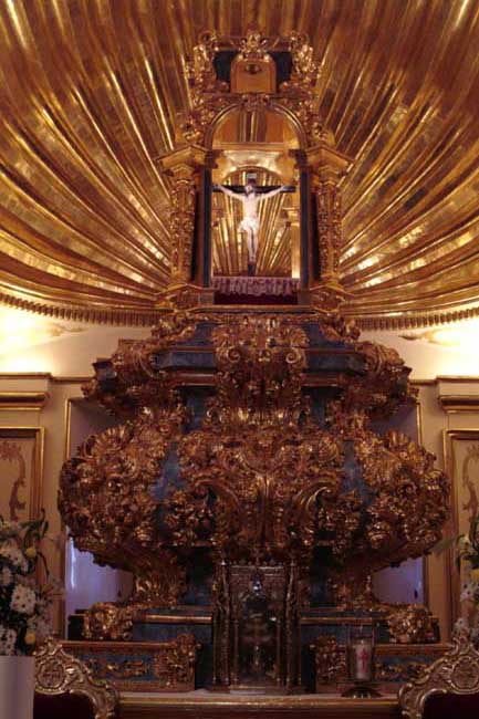 Interior del Santuario de la Vera Cruz. Regi�n de Murcia Digital