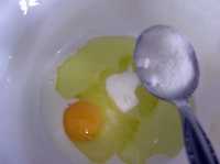 Mezclando los ingredientes 