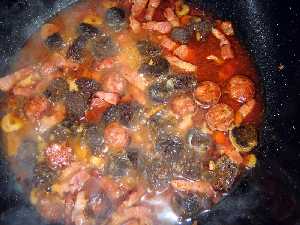 Cocci�n de los ingredientes de Hormigos[Tiata]