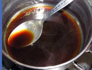 Reducci�n del arrope 