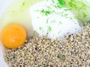 Nueces, az�car, huevo y lim�n  