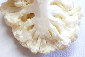 Detalle de secci�n de una coliflor 