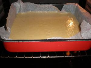 8.- Bizcocho coci�ndose en el horno 