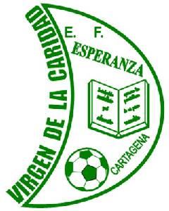Escudo del Club Escuela de F�tbol Esperanza Virgen de la Caridad de Cartagena